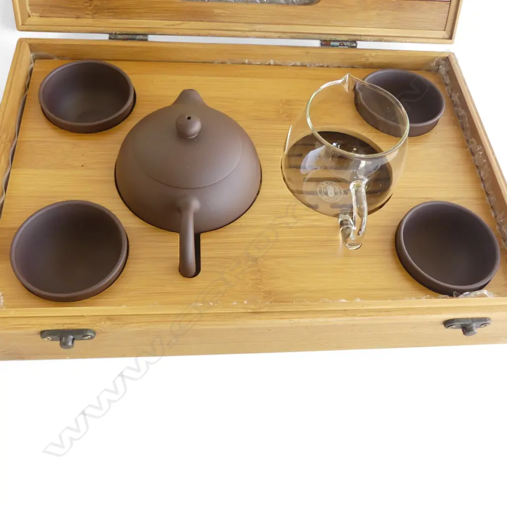 2 BOXED CHINESE TEA SETS Image 1++