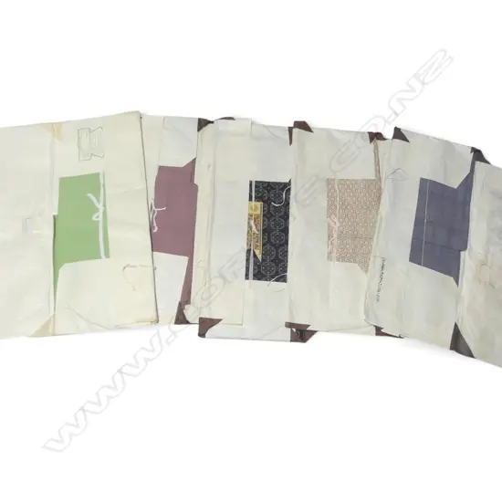 5 SILK OR WOOL KIMONO IN WRAPPERS