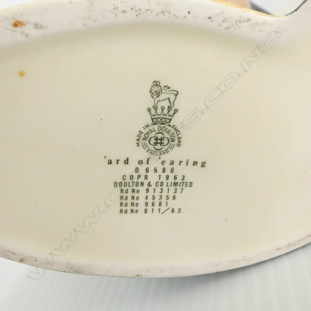 2 LARGE SIZE RD CHARACTER JUGS ARD OF EARING & SIMON CELLERER H190MM Image 1++