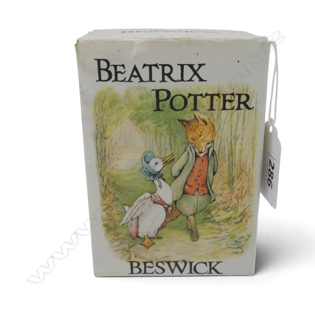 EMPTY BESWICK BEATRIX POTTER FIGURINE BOX Image 1++