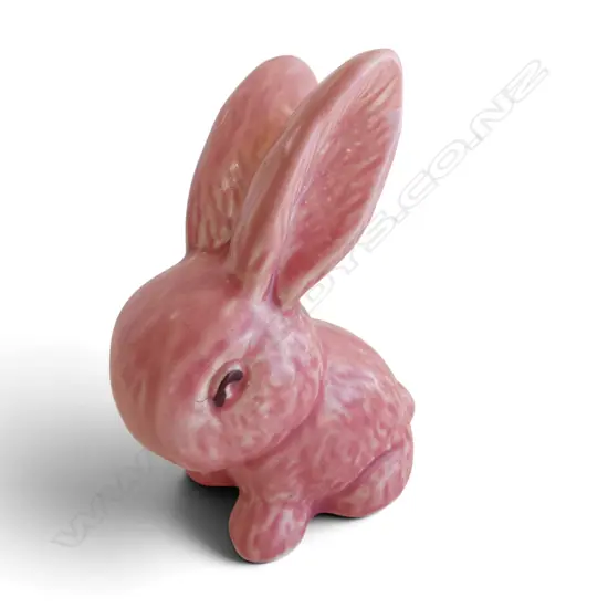 SYLVAC GLOSS PINK SNUB NOSED RABBIT #990, H.120mm