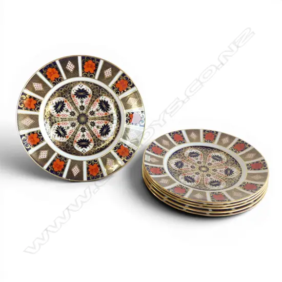 6 ROYAL CROWN DERBY IMARI PLATES 270mm dia