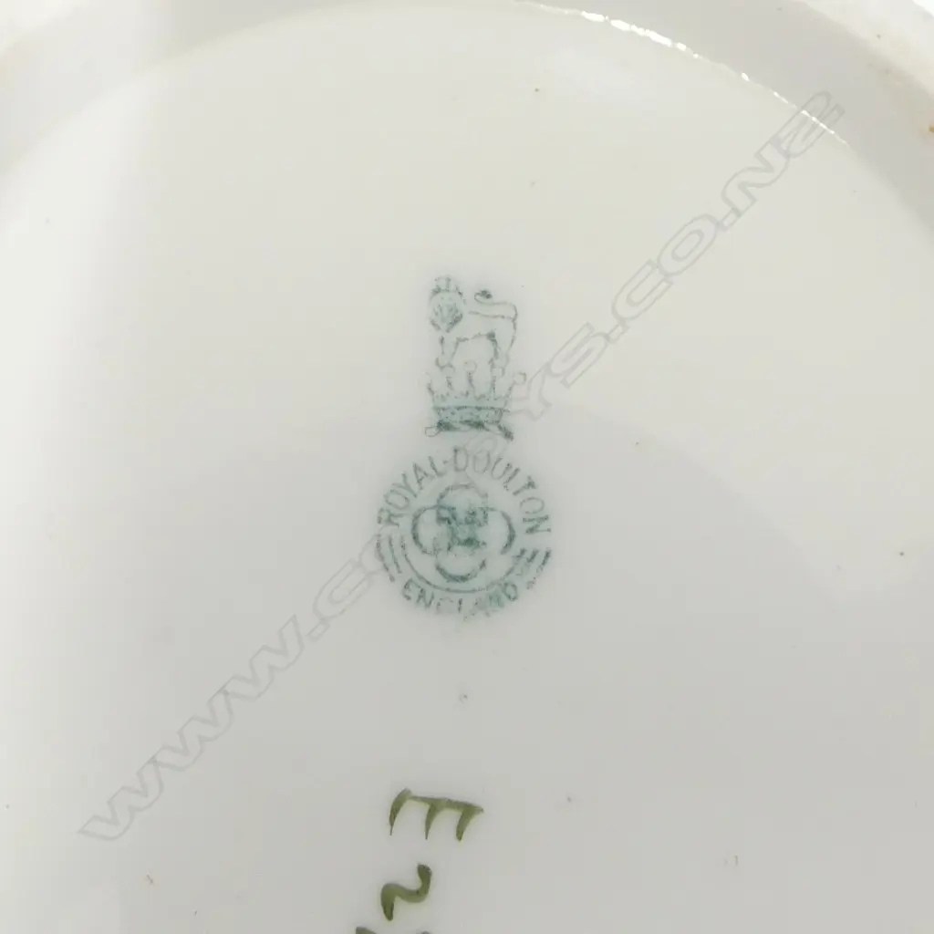 2 PCS ROYAL DOULTON  COACHING WARE RARE WINTER COLOURS, MUG & VASE, H.70,90mm Image 1++
