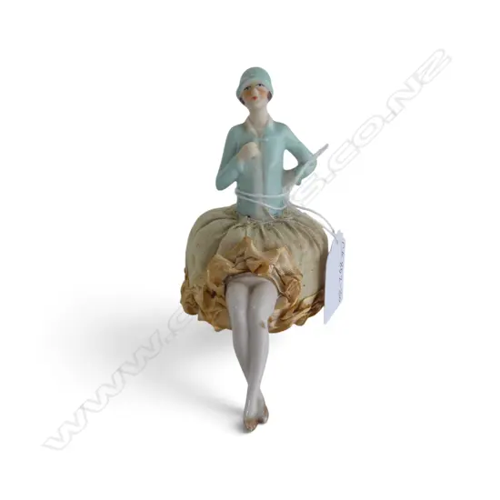 VINTAGE HALF DOLL PIN CUSHION, H.95mm