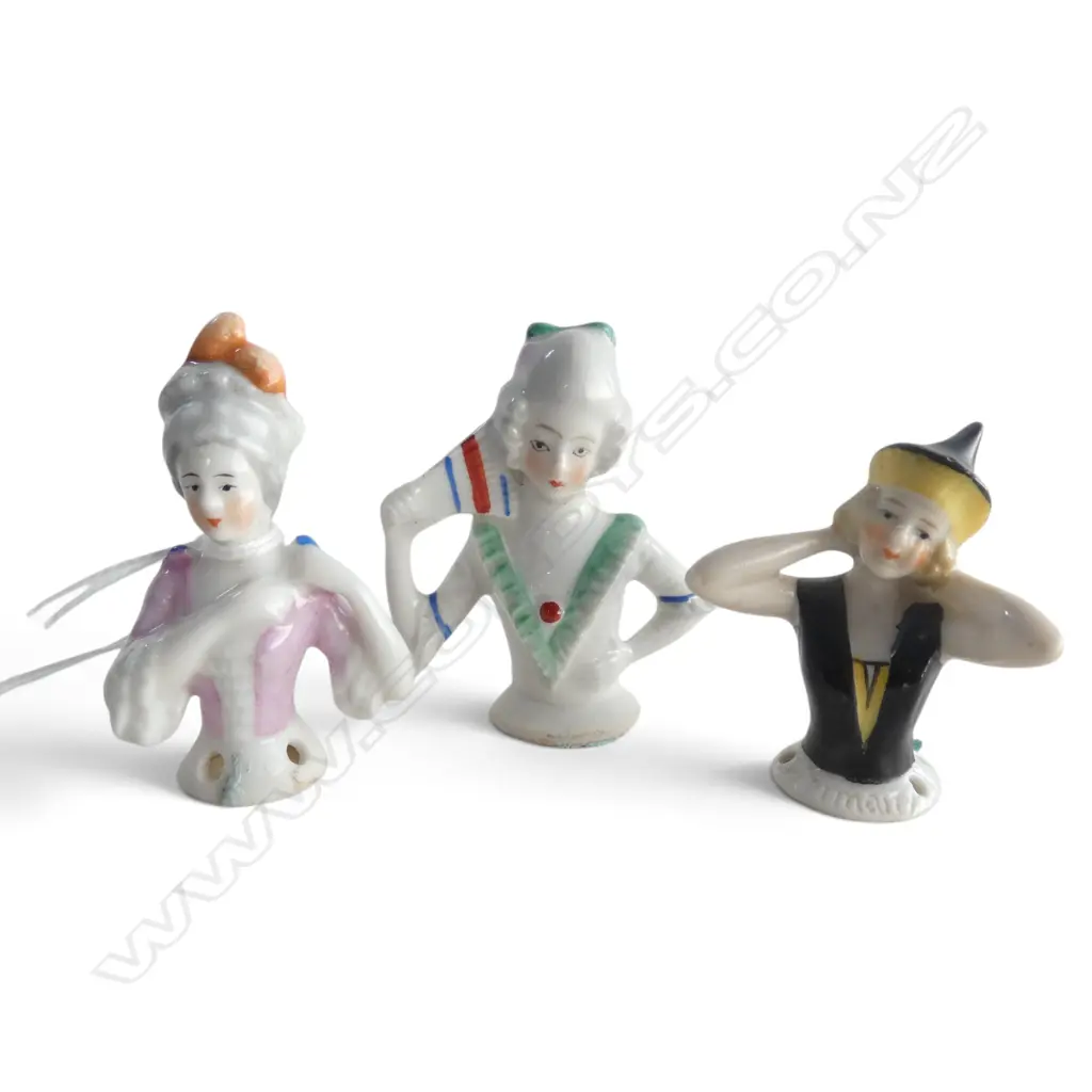 3 CHINA HALF DOLLS, H.60mm Image 1++