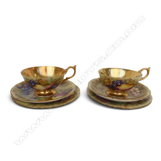 2 ROYAL AYNSLEY TRIOS 