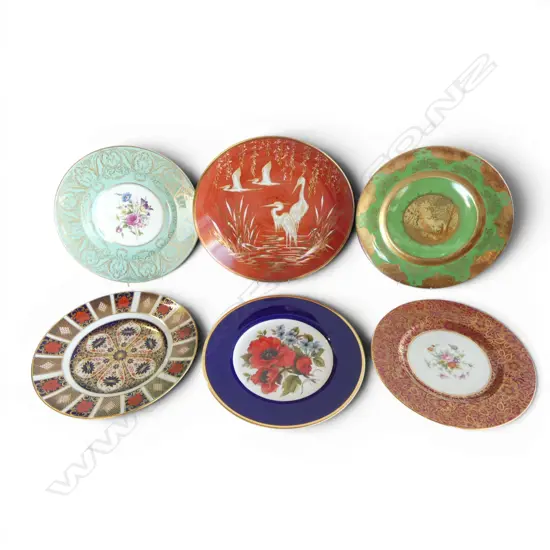 6 CABINET PLATES (IMARI AF) 300mm dia