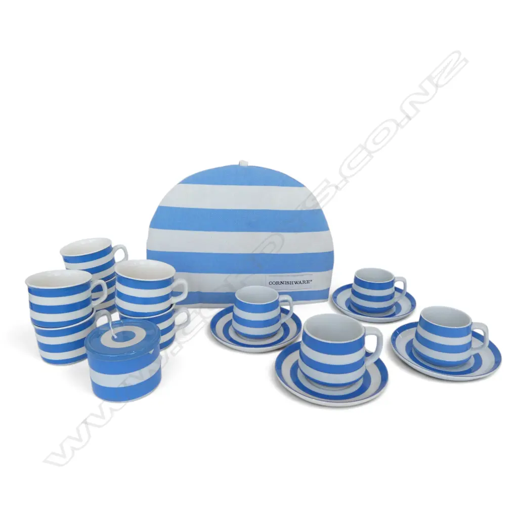 15 PCES OF CORNISHWARE mostly cups, some faults Image 1++