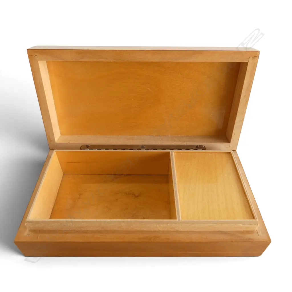 ITALIAN INLAID MUSIC BOX + CASED COMPASS & MAGNIFYING GLASS  Image 1++