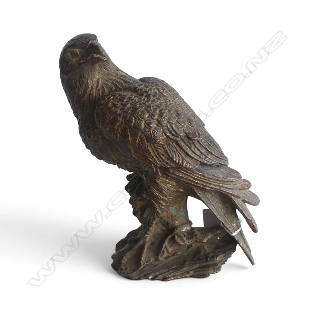 ORIENTAL GILT METAL EAGLE (WINGS REMOVE) H.210mm Image 1++