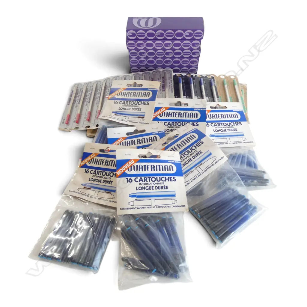 WATERMAN PEN CARTRIDGES FOR FOUNTAIN, FIBRE NIB & BALLPOINT ETC Image 1++
