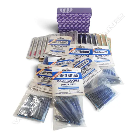 WATERMAN PEN CARTRIDGES FOR FOUNTAIN, FIBRE NIB & BALLPOINT ETC