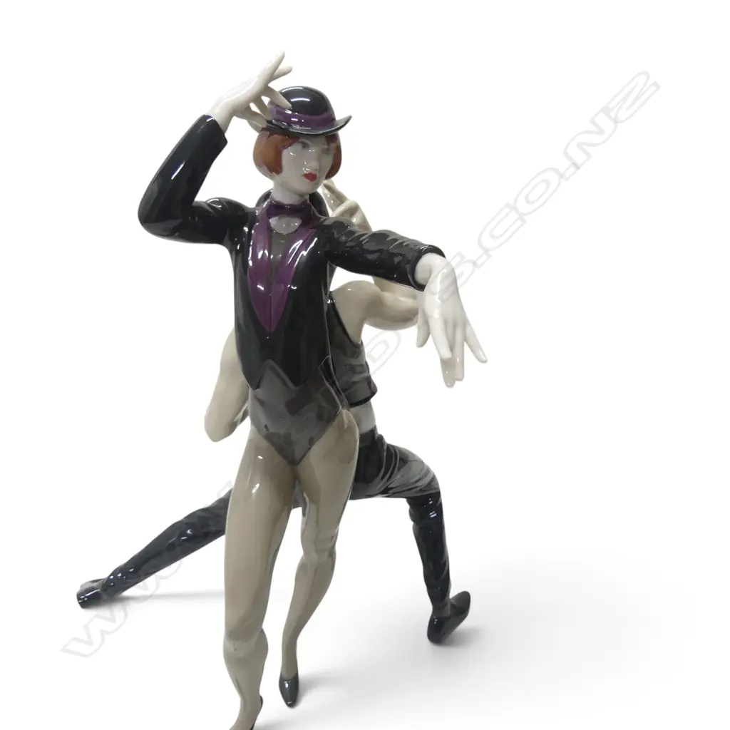 LLADRO 'ELEGANT FOXTROT' FIGURINE w. box H.380mm Image 1++