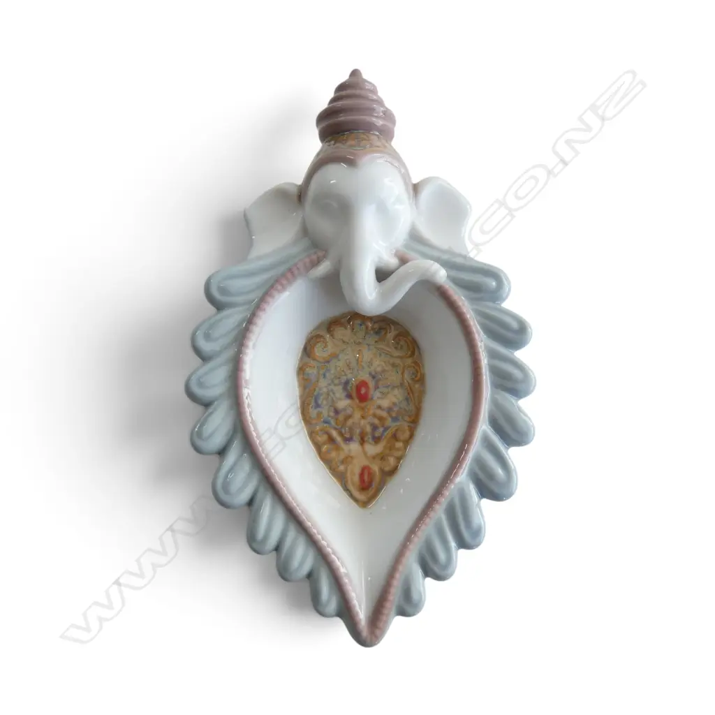 LLADRO 'GANESHA DIYA' ORNAMENT w. box 145mm Image 1++