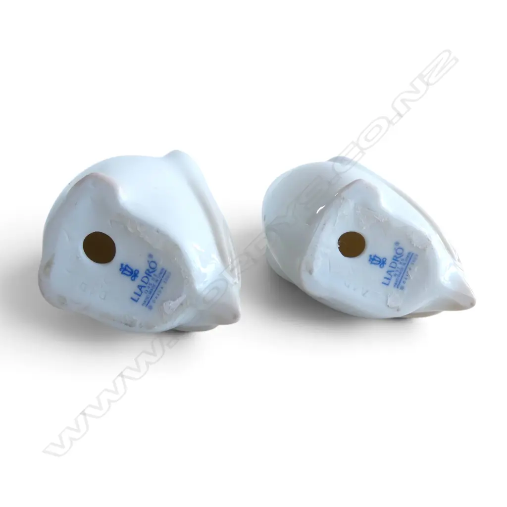 2 LLADRO 'GOOSE' ORNAMENTS w. box H.200mm Image 1++