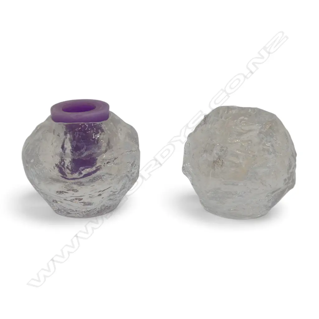 PR KOSTA BODA CANDLE HOLDERS H.80mm Image 1++