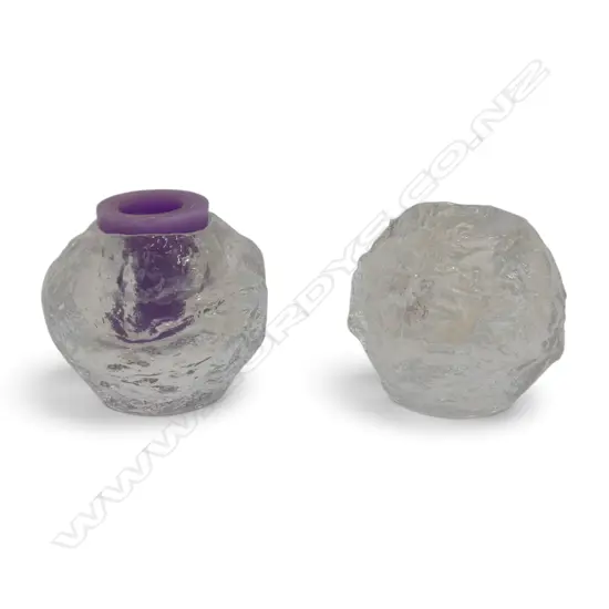 PR KOSTA BODA CANDLE HOLDERS H.80mm