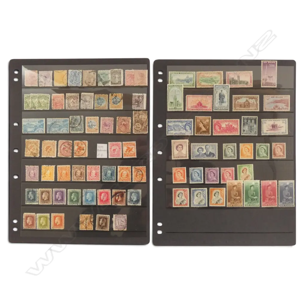 SHEET OF STAMPS: NZ EARLIES Image 1++