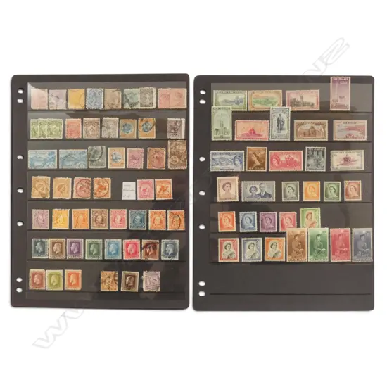 SHEET OF STAMPS: NZ EARLIES