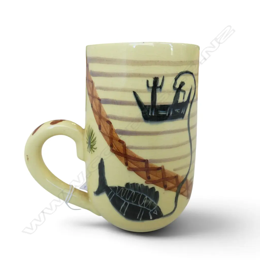 MARTIN BOYD (AUS) STUDIO POTTERY MUG vendor acquired Sydney 1961 H.120mm Image 1++