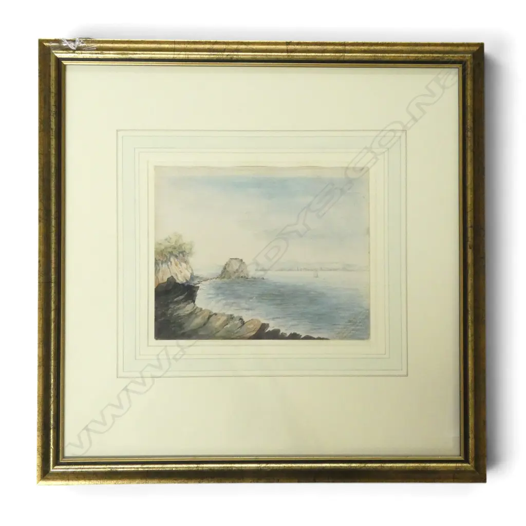 ELEANOR BROWN, ORAKEI, BASTION POINT and KOHIMARAMA BEACH 1900, WATERCOLOUR, SIGNED, TITLED & DATED, 160 X195MM Image 1++