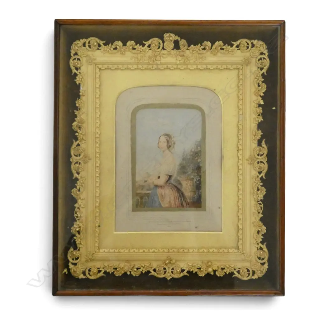 VICTORIAN PORTRAIT PRINT 175x130mm (335x280mm OVERALL) Image 1++