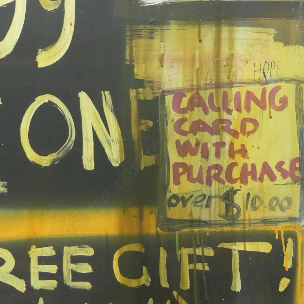 ARTIST UNKNOWN ACYRLIC ON BOARD 1030 X 900 MM Image 1++