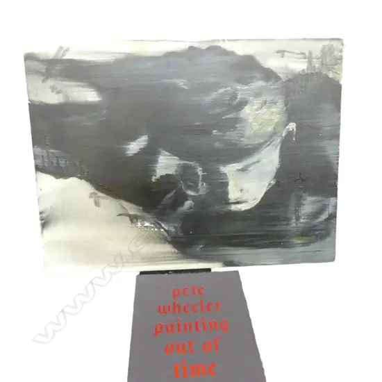 PETE WHEELER, UNTITLED, OIL ON CANVAS, signed & dated 2006 verso, 610x455mm + Pete Wheeler - Painting Out of Time cat.