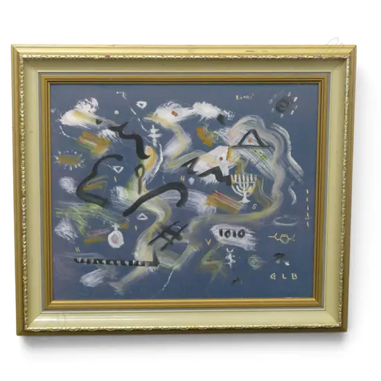 GEORGE BULLEID 'FANFARE' OPUS 268. ACRYLIC. Initialled. Detailed verso. 310 x 375mm