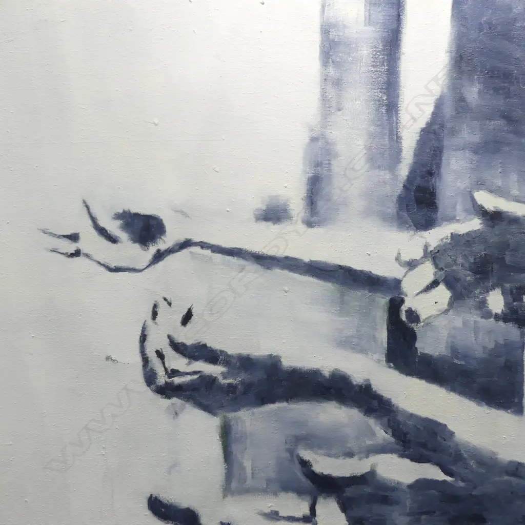 PETE WHEELER, UNTITLED, OIL ON LINEN, signed & dated 2006 verso, 2000x2190mm w. stretcher Image 1++