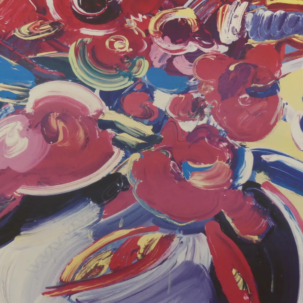 PETER MAX, FLOWERS II, PRINT, 800x590mm Image 1++