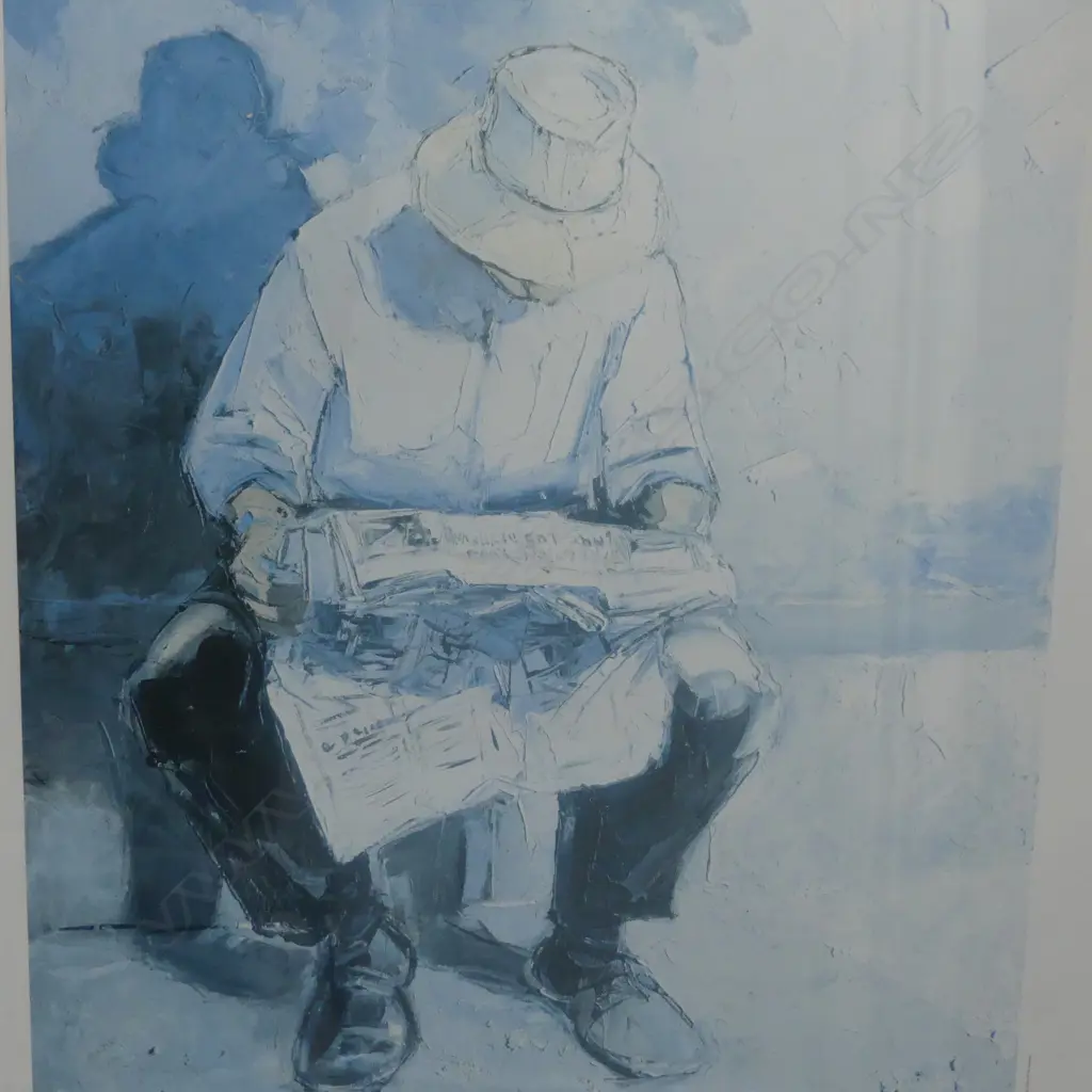 FRENCH FRAMED EXHIBITION POSTER, ANDRE AYMONAZ ARTIST, 700 X 500MM Image 1++