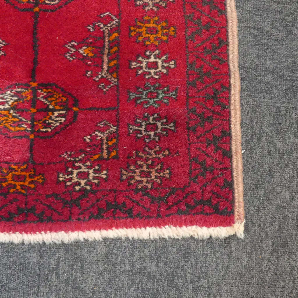 HAND KNOTTED ALL WOOL RUG 2200x1000mm Image 1++