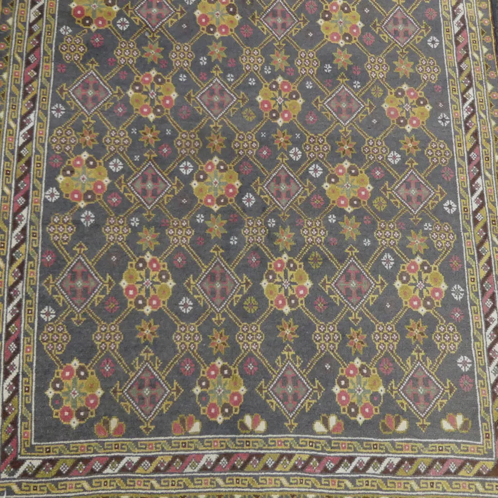 HAND KNOTTED WOOL PILE RUG 1890x1030mm Image 1++