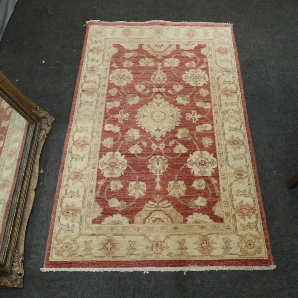 HAND KNOTTED WOOL PILE RUG 1420x910mm Image 1++