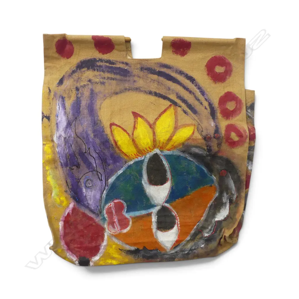 ALOI PILIOKO, JAMAIAHI, MIXED MEDIA, 660x610mm vendor's father acquired in Vanuatu Image 1++