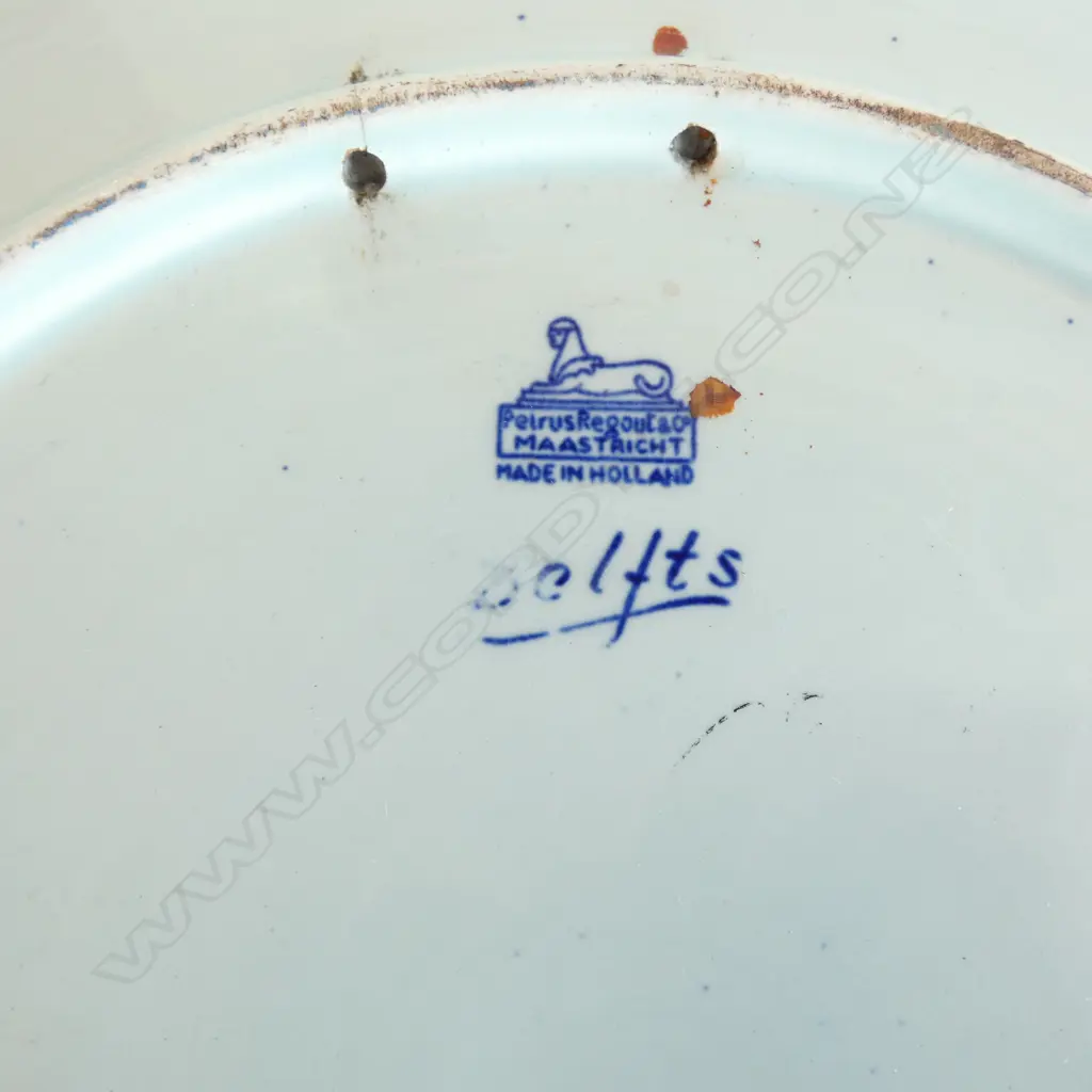 LRG MID CENTURY DELFT CHARGER, Dia.400mm Image 1++