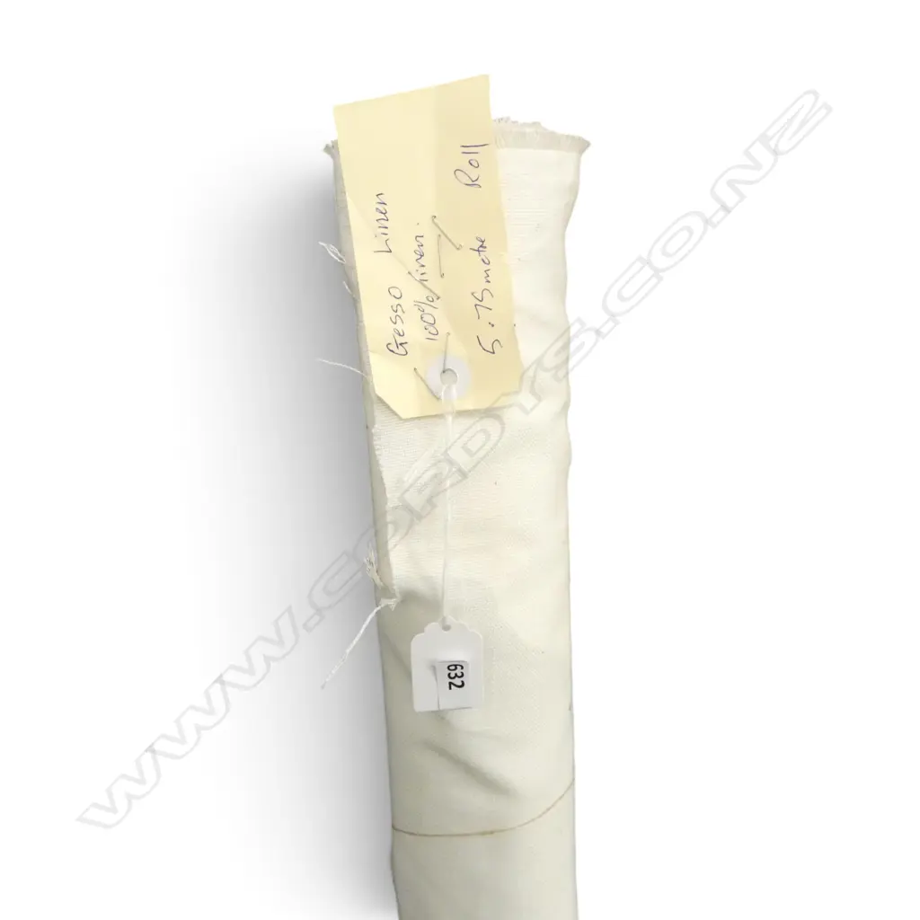 FABRIC BOLT; GESSO LINEN, 5.75M Image 1++