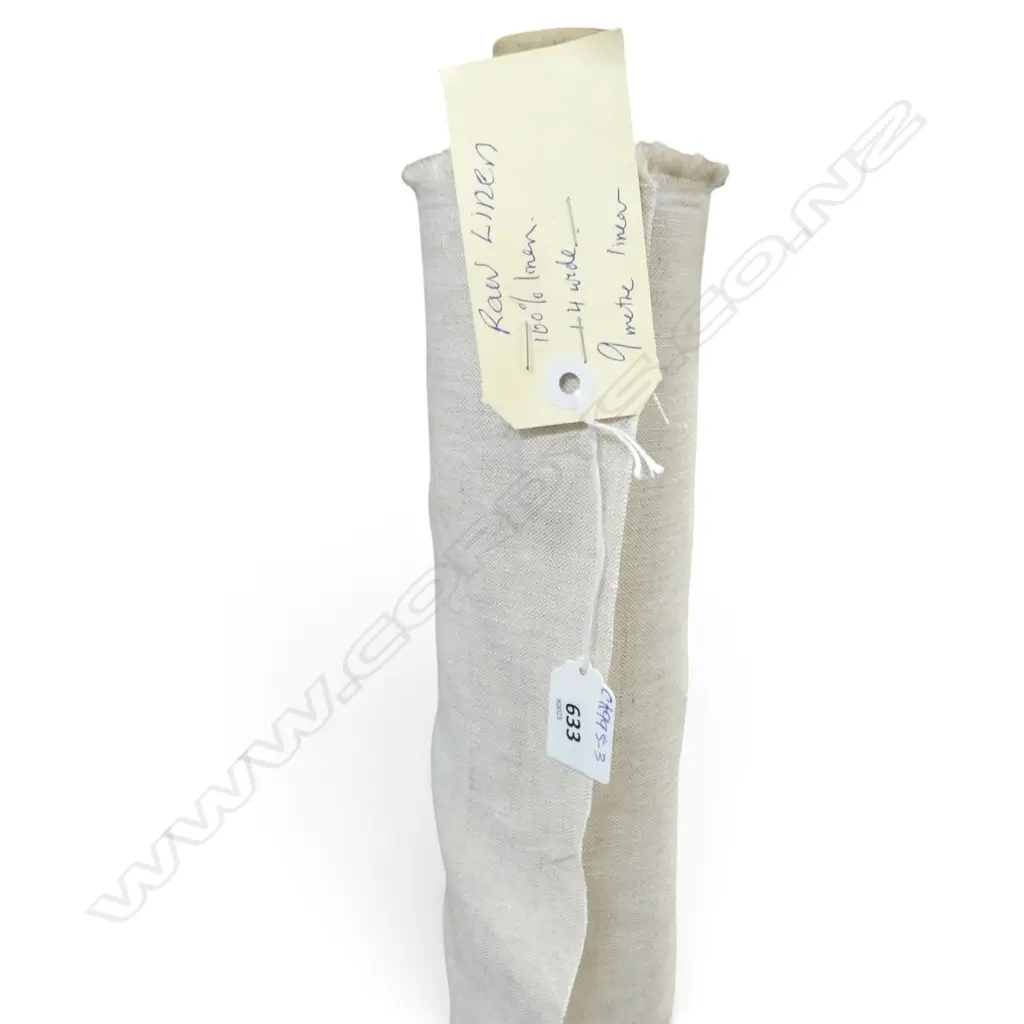 FABRIC BOLT; RAW LINEN, 1.4W 9M L Image 1++