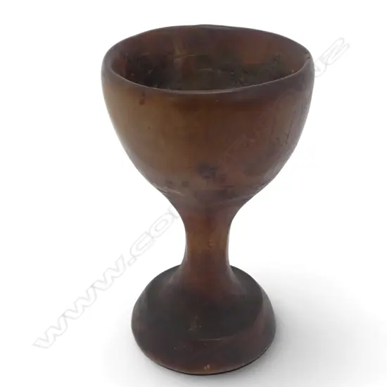 N.Z. TIMBER GOBLET H.160mm