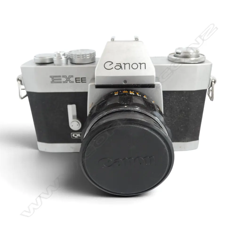 3 CANON CAMERAS + LENS, CASED W.335mm Image 1++