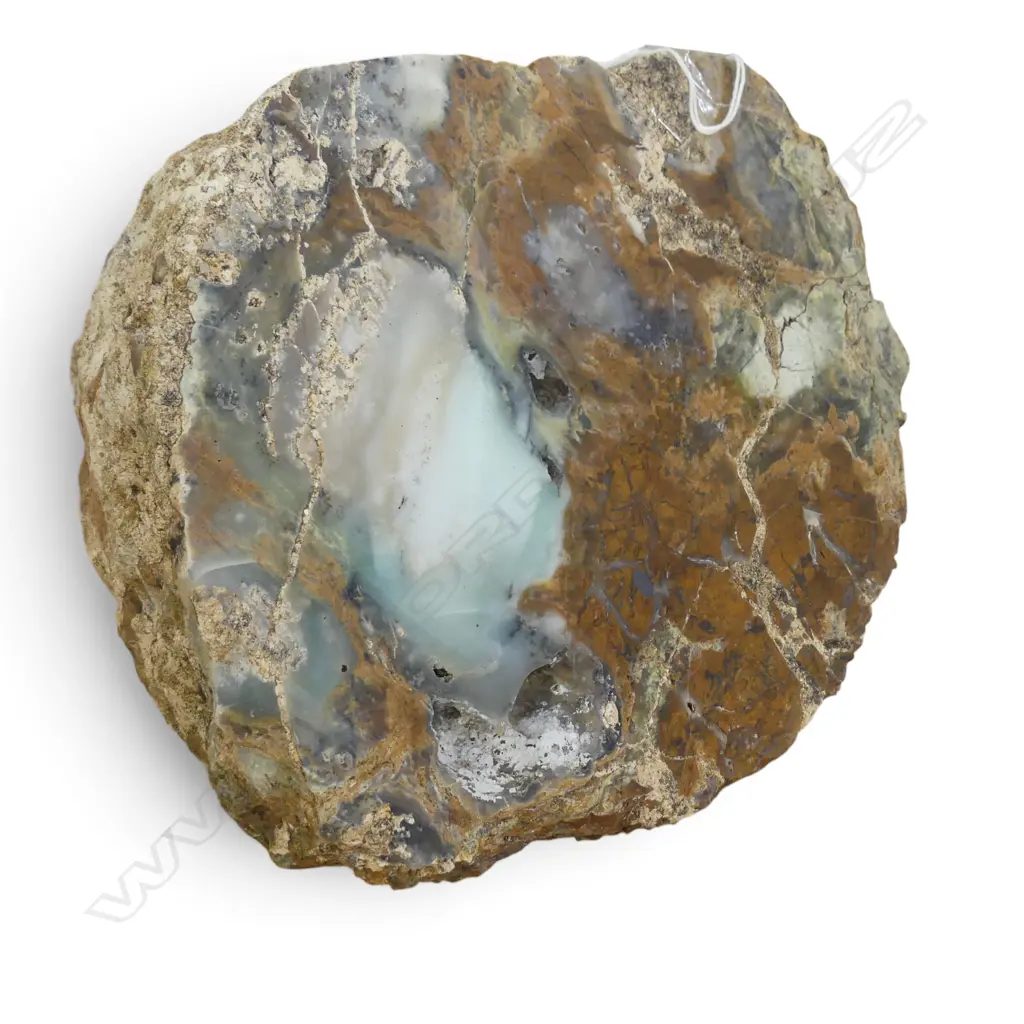 YELLOW JASPER w. CHRYSOPHASE INTRUSION 230x160x180mm 7.2KG Image 1++