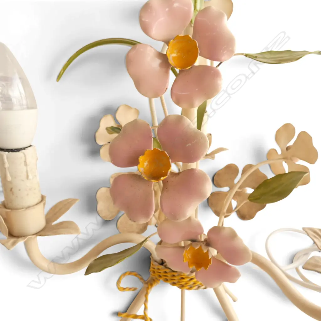 PR METAL & FLORAL CHANDELIERS with standard wall plugs H.400mm Image 1++