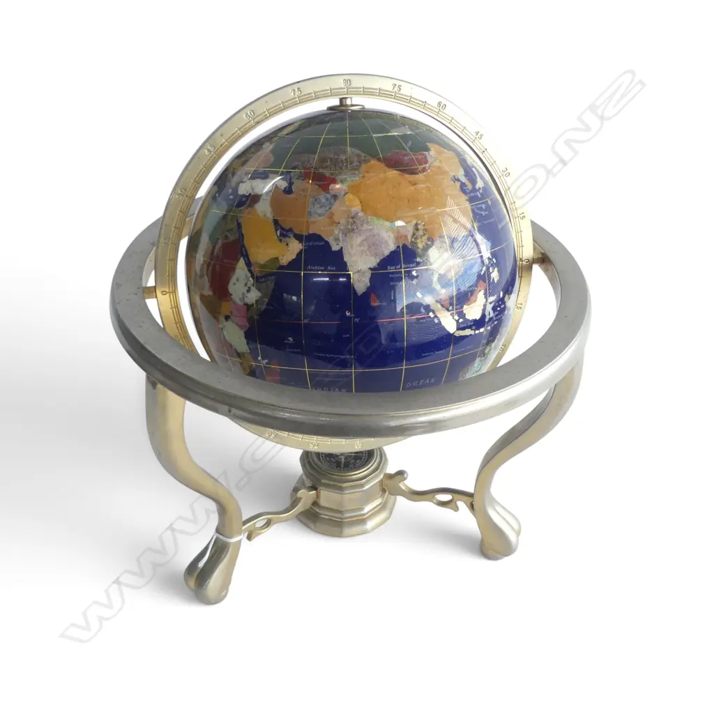 GEMSTONE GLOBE IN GIMBAL STAND H.360mm Image 1++