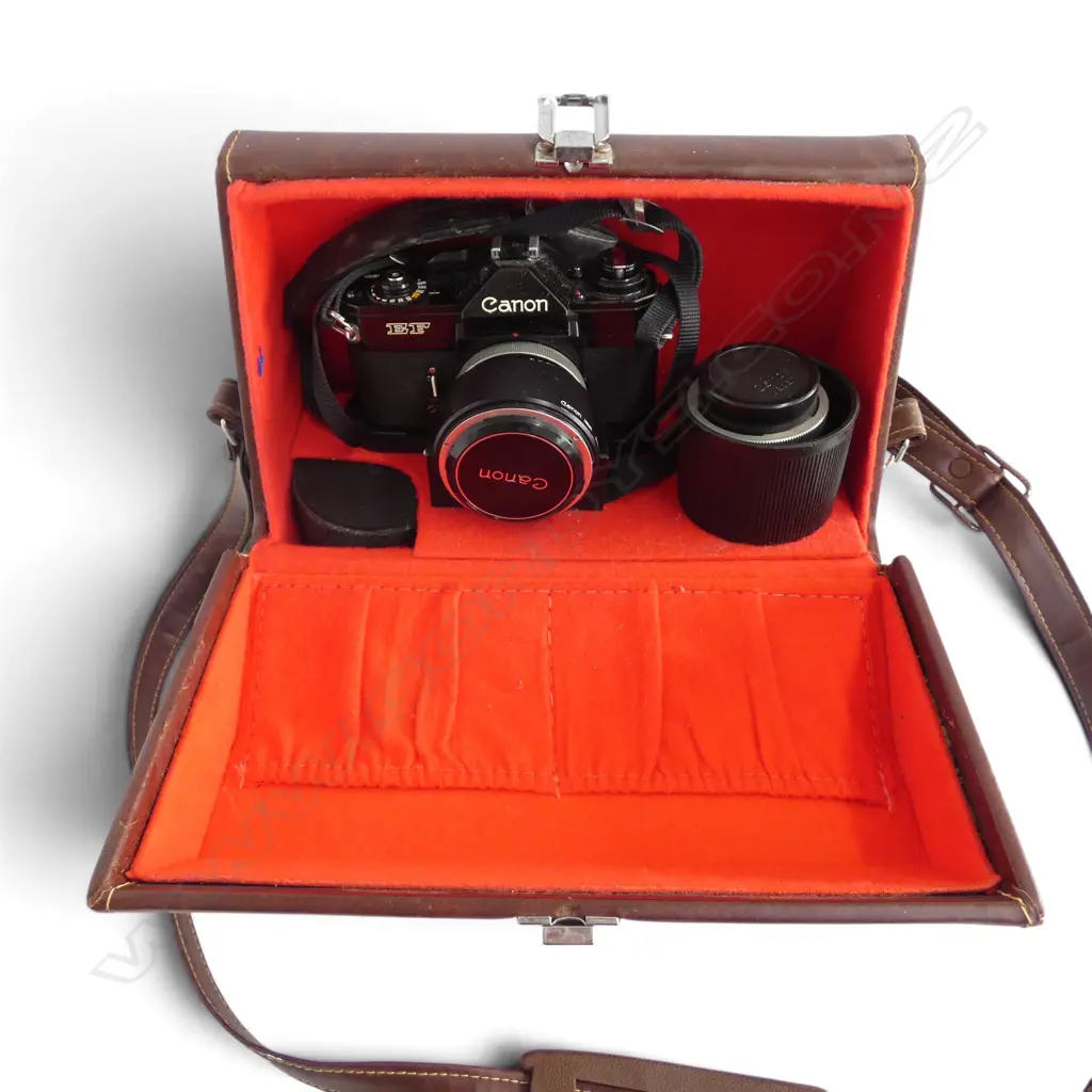 CANON EF CAMERA + LENS, CASED Image 1++