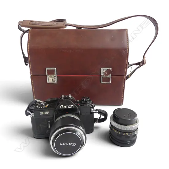 CANON EF CAMERA + LENS, CASED