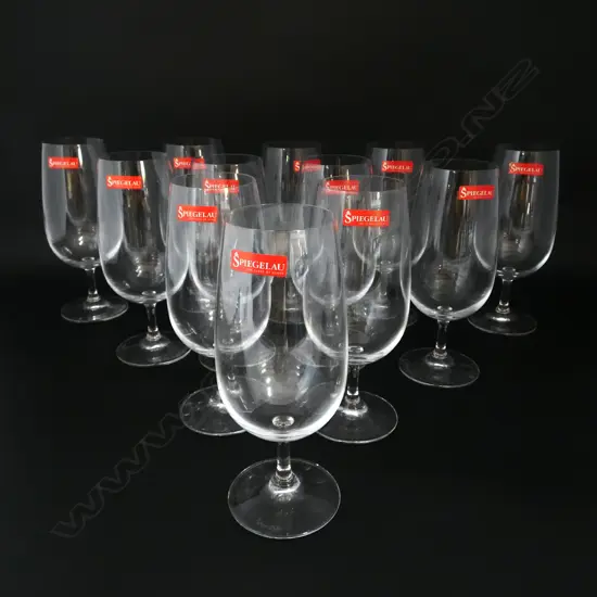 12 SPIEGELAU DRINKING GLASSES H.180mm