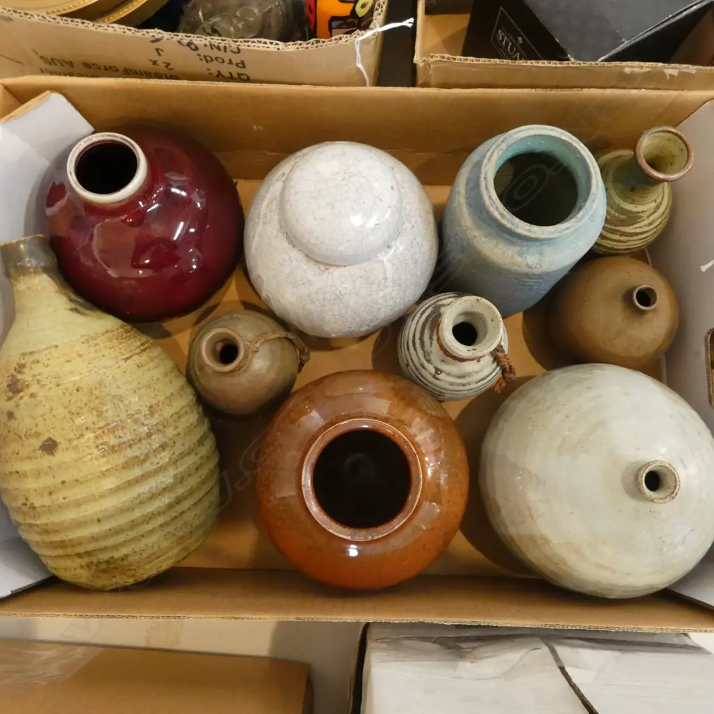 ASST NZ POTTERY INCLDS; HOCKENHULL, FREDERIKA ERNSTEN, BARRY BALL Image 1++