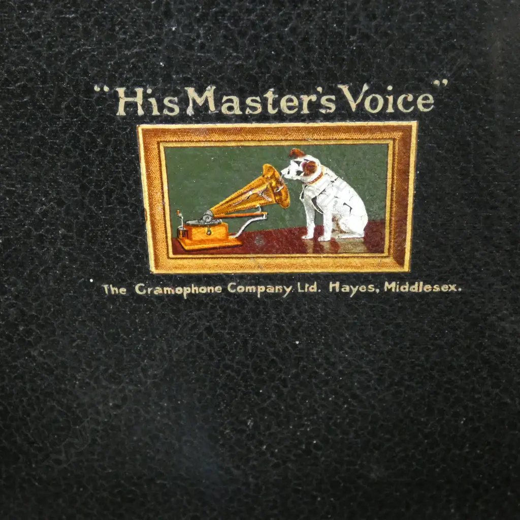 HIS MASTERS VOICE PORTABLE GRAMMERPHONE H160 L400MM Image 1++
