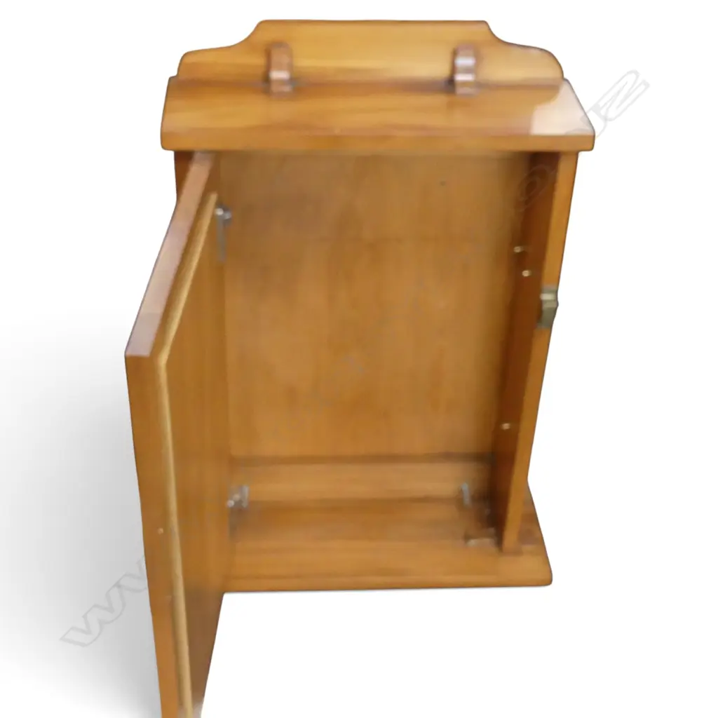 WOODEN BATHROOM CABINET w. MIRROR 500x190x700mm Image 1++